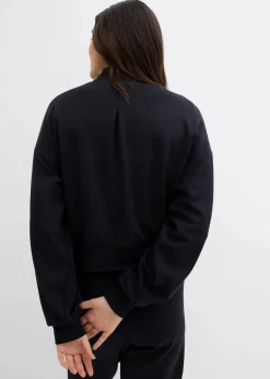 Sweatblouson aus softem Viskose-Mix