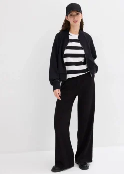 Sweatblouson aus softem Viskose-Mix