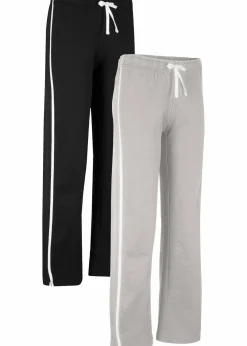 Sweathose aus reiner schwerer Baumwolle (2er-Pack )