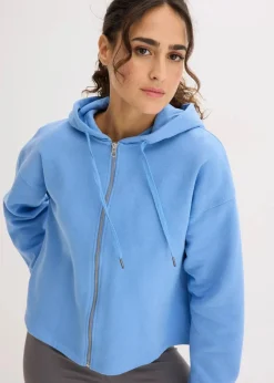 Sweatjacke aus reiner Bio-Baumwolle