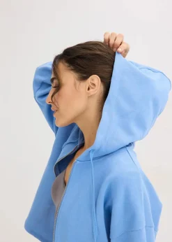 Sweatjacke aus reiner Bio-Baumwolle