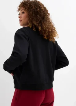 Sweatjacke aus reiner Bio-Baumwolle