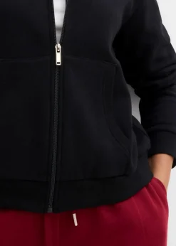 Sweatjacke aus reiner Bio-Baumwolle