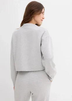 Sweatjacke aus Viskose-Mix