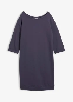 Sweatkleid, 3/4 Arm, innen weich angerauht