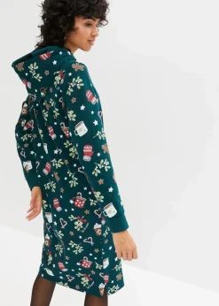 Sweatkleid aus Baumwoll-Mix