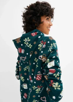 Sweatkleid aus Baumwoll-Mix