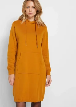 Sweatkleid aus Baumwoll-Mix