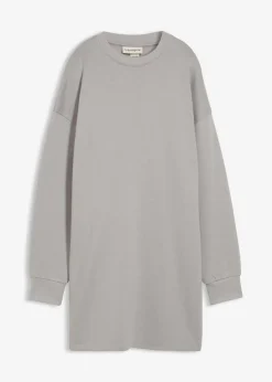 Sweatkleid aus reiner Baumwolle