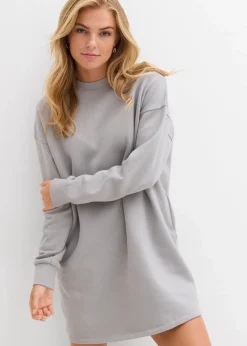 Sweatkleid aus reiner Baumwolle