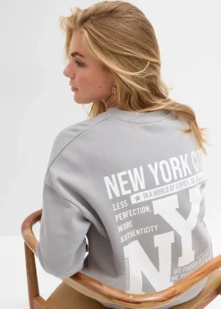 Sweatkleid aus reiner Baumwolle