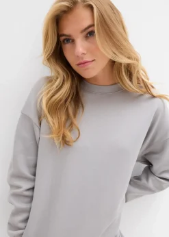 Sweatkleid aus reiner Baumwolle