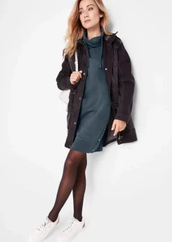 Sweatkleid aus reiner Baumwolle