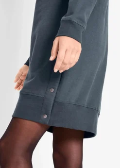 Sweatkleid aus reiner Baumwolle
