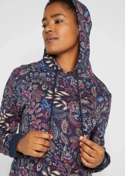 Sweatkleid, bedruckt, langarm