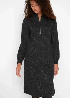 Sweatkleid mit Troyer