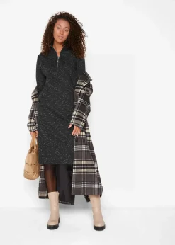 Sweatkleid mit Troyer