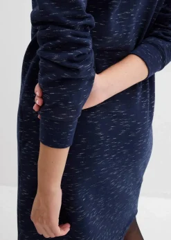 Sweatkleid mit Troyer