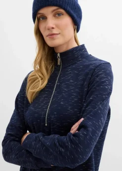 Sweatkleid mit Troyer