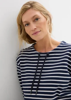 Sweatshirt aus Strukturmaterial