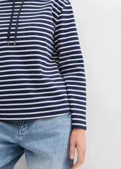 Sweatshirt aus Strukturmaterial