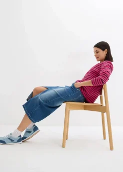 Sweatshirt aus Strukturmaterial