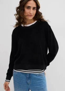 Sweatshirt aus weichem Frottee