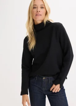 Sweatshirt mit Stehkragen