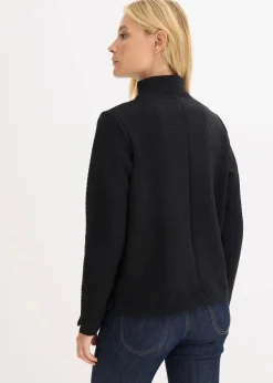 Sweatshirt mit Stehkragen