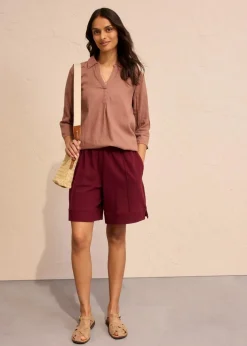 Sweat-Shorts aus Baumwoll-Mix