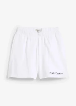 Sweat-Shorts mit Stickerei