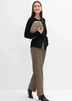 Taillierte Strickjacke aus Viskose-Mix