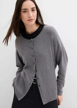 Taillierte Strickjacke aus Viskose-Mix