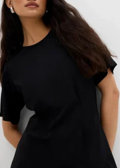 Tailliertes Shirt aus bequemen Punto di Roma