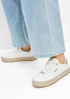 Tamaris Sneaker mit Sohle in Bast-Optik