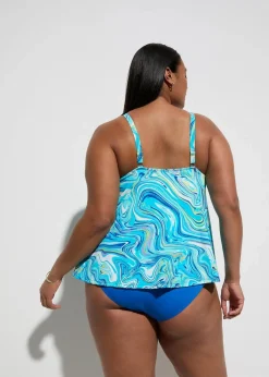 Tankini mit Cut-Out (2-tlg.Set)