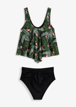 Tankini mit Highwaist-Bikinihose (2-tlg.Set)