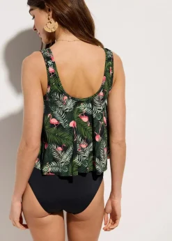 Tankini mit Highwaist-Bikinihose (2-tlg.Set)