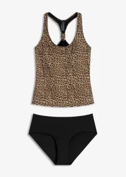 Tankini mit spezieller Rückenlösung (2-tlg.Set)