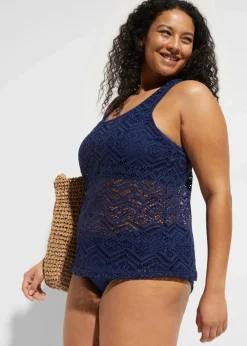 Tankini (2-tlg. Set) aus Spitze