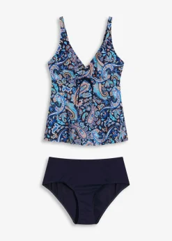 Tankini (2-tlg.Set) mit kleiner Schnürung