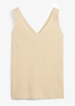 Tanktop aus reinem Leinen
