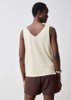 Tanktop aus reinem Leinen