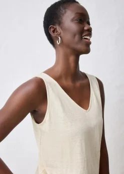 Tanktop aus reinem Leinen