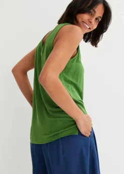 Tanktop aus reinem Leinen