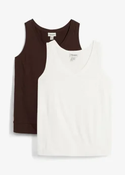 Tanktop aus reiner Bio-Baumwolle (2er Pack)