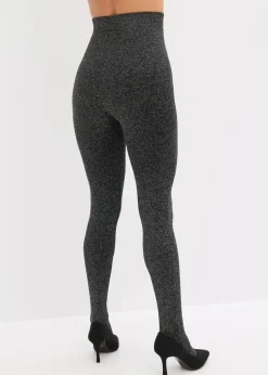 Thermo Fleece Strumpfhose aus Glitzergarn