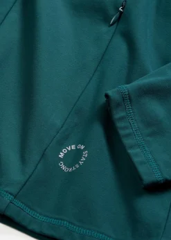 Thermo Funktionsjacke mit halben Reißverschluss, schnelltrocknend