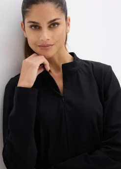 Thermo Funktionsjacke mit halben Reißverschluss, schnelltrocknend