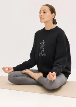 Thermo Oversized Funktions-Sweatshirt, schnelltrocknend